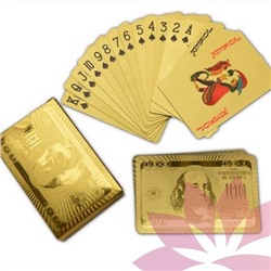 Карты золотые для игры в покер "GOLD"