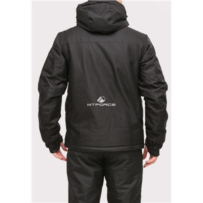 Мужская зимняя горнолыжная куртка черного цвета 1901Ch