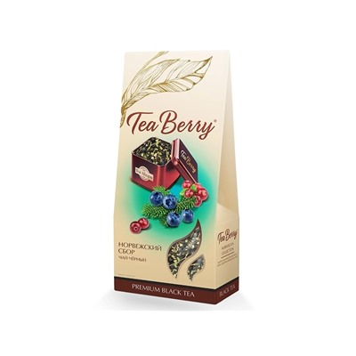 Tea Berry чай чёрный «Норвежский сбор»   100г