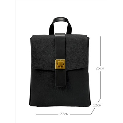 JS-82095-04 черный рюкзак женский (кожа) Jane's Story