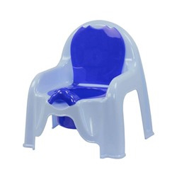 Горшок-стульчик (голубой), М1326