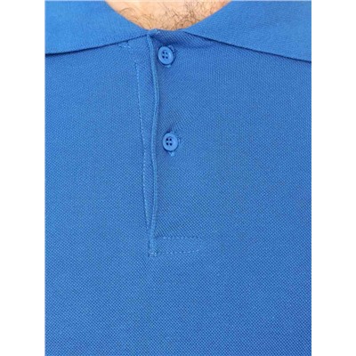 Рубашка поло мужская Мос Ян Текс цвет "Темно- голубой " д/р