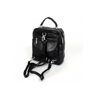 Рюкзак жен иск/кожа+нат/замша Marrivina-20059-3,   (сумка-change),  2отд,  черный SALE 241168