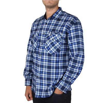 Рубашка мужская утепленная Sainge F903-3-1