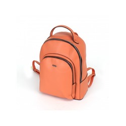 Сумка женская искусственная кожа DJ-СМ 6104-ORANGE  (рюкзак)  1отд,  2внеш+2внут/карм,  оранжевый SALE 237172