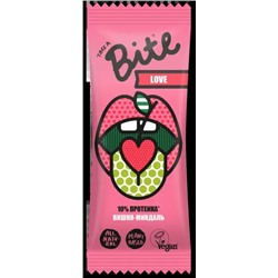 Bite. Батончик орехово-фруктовый с вишней и миндалем "Love" 45г. 1/20/160