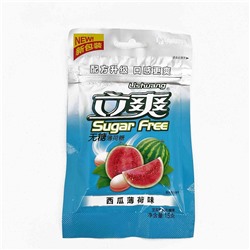 Конфеты Sugar Free Арбуз-Мята 15гр (12шт в блоке)