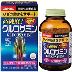 Японский БАД Глюкозамин и хондроитин с витаминами, Orihiro (900 таблеток на 90 дней)