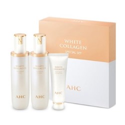 AHC White Collagen Набор для ухода за кожей с коллагеном [T 130ml,E 130ml,Foam 50ml]  Special