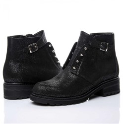 Женские кожаные ботинки LaRose L2152 Черный Блеск: Под заказ