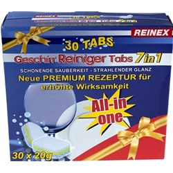 REINEX Таблетки для ПММ 7в1 Geschirr-Reinige 30*20гр.