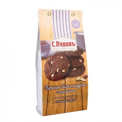 Мучная смесь «Печенье шоколадное с арахисом» С.Пудовъ, 350 г