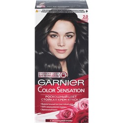 Garnier Color Sensation Роскошный цвет  2,0 Краска для волос Черный бриллиант