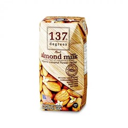 137 Degrees. Миндальное молоко с нектаром кокосовых соцветий 180мл. 1/36