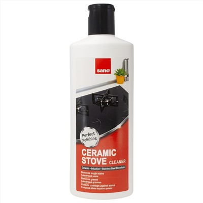 Средство для мытья керамических поверхностей Ceramic Tops cleaner, SANO, 300 мл