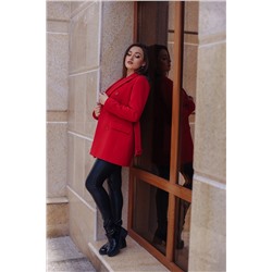 Пальто женское демисезонное 21900  (красный)