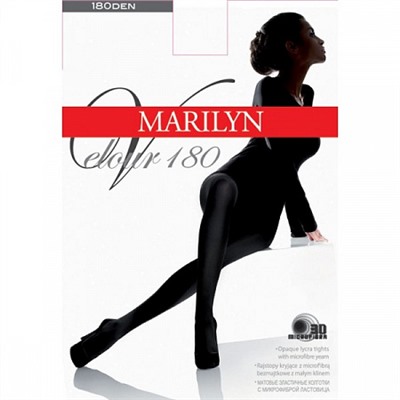 Колготки женские модель Velur 3D 180 den XL торговой марки Marilyn