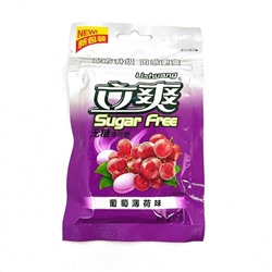 Конфеты Sugar Free Виноград-Мята 15гр (12шт в блоке)