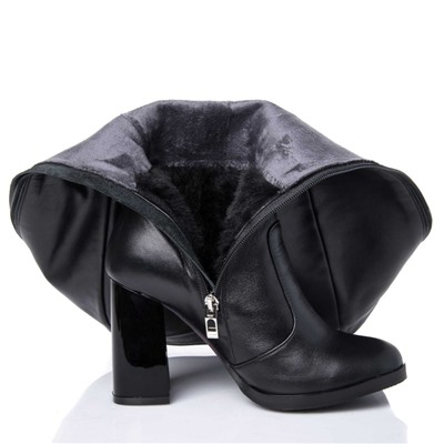 Женские кожаные сапоги RIVADI RIV2167 Черный: Под заказ