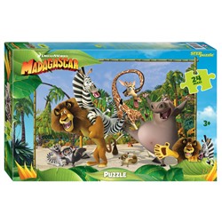 Мозаика puzzle maxi 24 Мадагаскар - 3 (DreamWorks, Мульти)