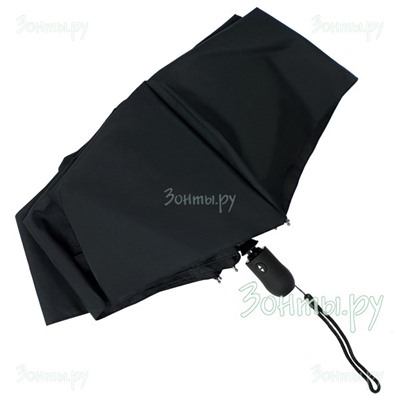 Легкий черный зонт Diniya 2294
