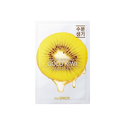 СМ Маска тканевая N с экстрактом киви Natural Gold Kiwi Mask Sheet 21мл