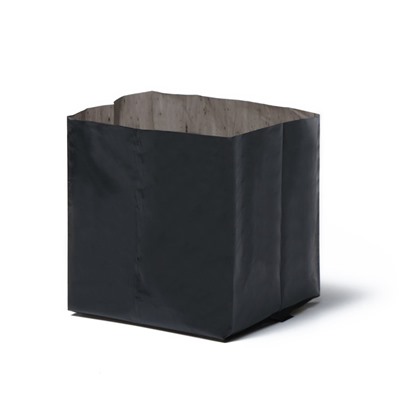Пакет для рассады, 0.3 л, 13 × 7 см, полиэтилен толщиной 50 мкм, с перфорацией, чёрный, Greengo