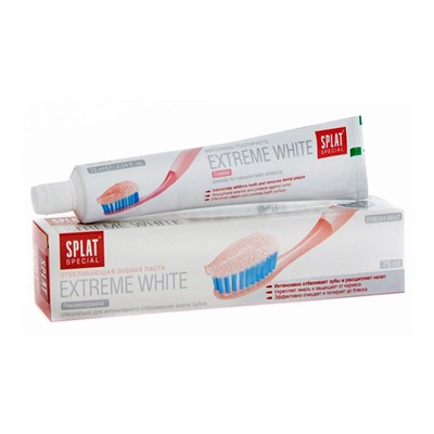 Зубная паста SPLAT Экстра отбеливание, 75 мл.