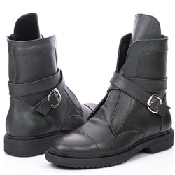 Женские кожаные ботинки Tacchi Grande TG3157 V1 Зеленый: Под заказ