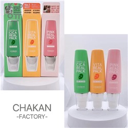 Chakan Real Mud Cream Pack - Увлажняющая маска для лица 100гр.,