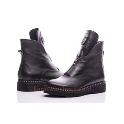 Женские кожаные ботинки V.Arimany V1206 Черный: Под заказ