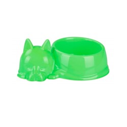 Миска для кошек Барсик (зелёный), М6940