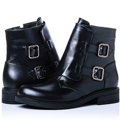 Женские кожаные ботинки LaRose L2273 Черный: Под заказ