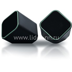 Мультимедийные стерео колонки SmartBuy CUTE USB (черно-серые)