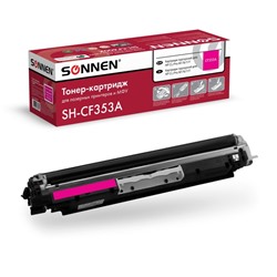 Картридж лазерный SONNEN (SH-CF353A) для HP СLJ Pro M176/177 ВЫСШЕЕ КАЧЕСТВО пурпурный,1000с. 363953