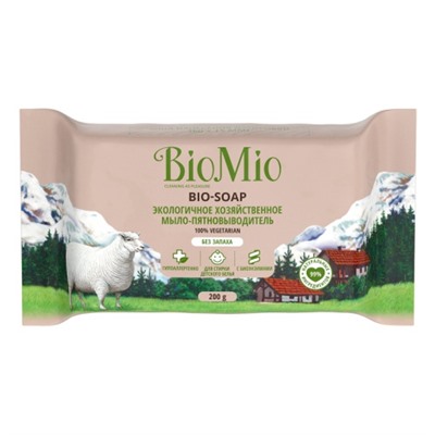 BioMio Мыло хозяйственное, без запаха, 200г