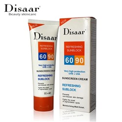 Солнцезащитный крем Disaar Spf 90 ++, увлажняющий, защищающий кожу, солнцезащитный, 80 г,