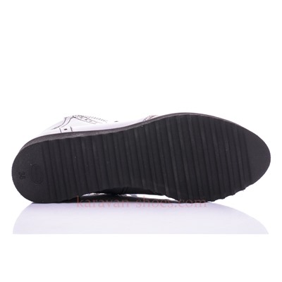 Женские кожаные ботинки Shik Shoes Shik1230 Серый: Под заказ