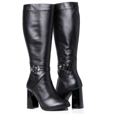 Женские кожаные сапоги RIVADI RIV2167 Черный: Под заказ