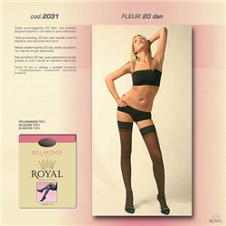 Чулки женские модель Fleur 20 den торговой марки Royal