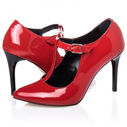 Женские кожаные туфли RIVADI RIV2241 Красный Лак: Под заказ