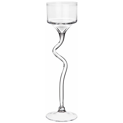Alegre glass 337-028 ваза на ножке 8x35 см