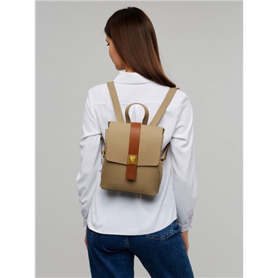 JS-82095-61 бежевый рюкзак женский (кожа) Jane's Story
