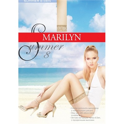 Чулки женские модель Summer 8 den торговой марки Marilyn