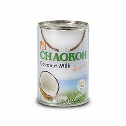 Chaocoh. Кокосовое молоко с пониженным содержанием жира, ж.б. 400мл. 1/24