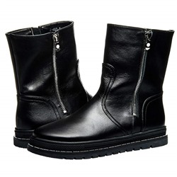 Женские кожаные ботинки LaRose L2326 Черный: Под заказ