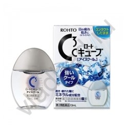Rohto C3 Ice Cool - глазные капли для контактных линз с индексом свежести 711