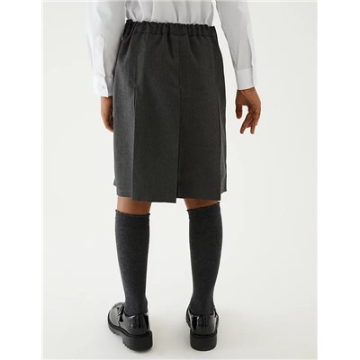 Girls' Plus Fit Permanent Pleats School Skirt (2-18 Yrs)