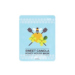 APIEU Sweet Canola Honey House Тканевая маска с экстрактом меда Канолы