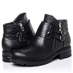 Женские кожаные ботинки LaRose L2264 Черный: Под заказ